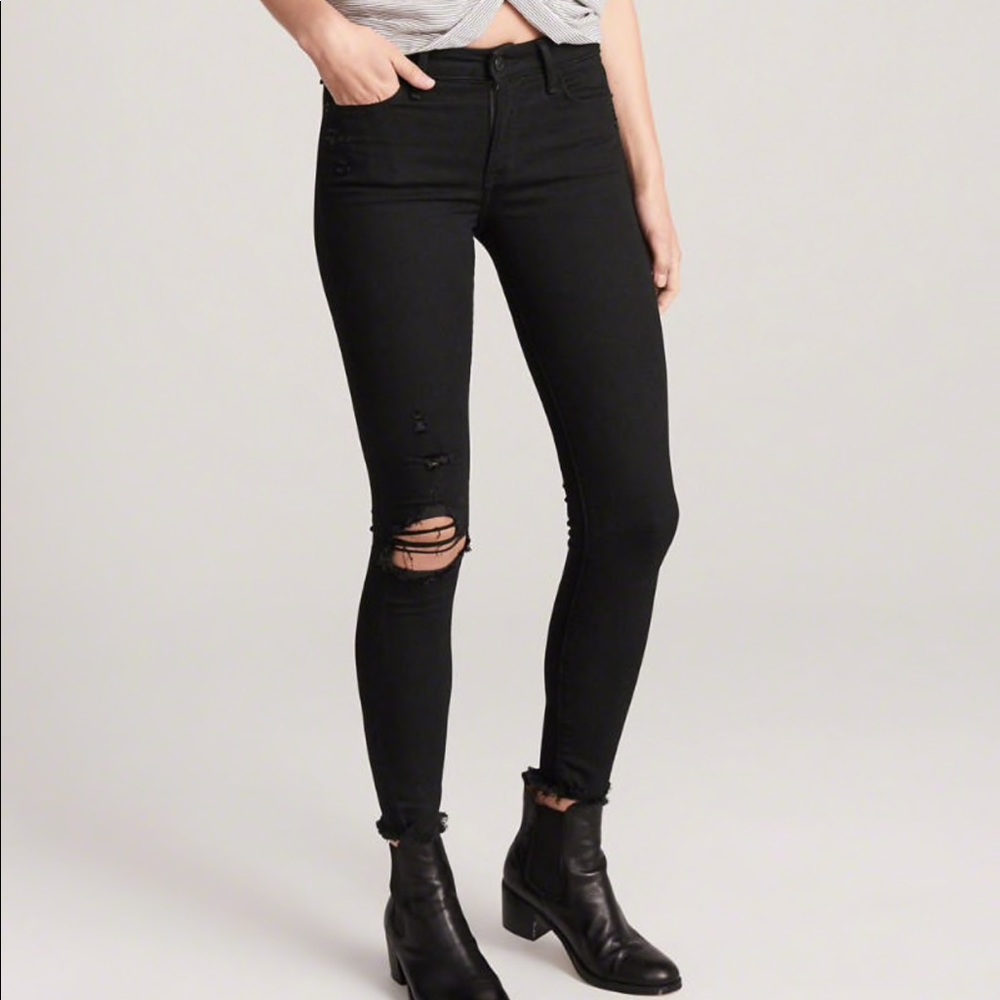 Harper Stretch Low Rise ankle Jean